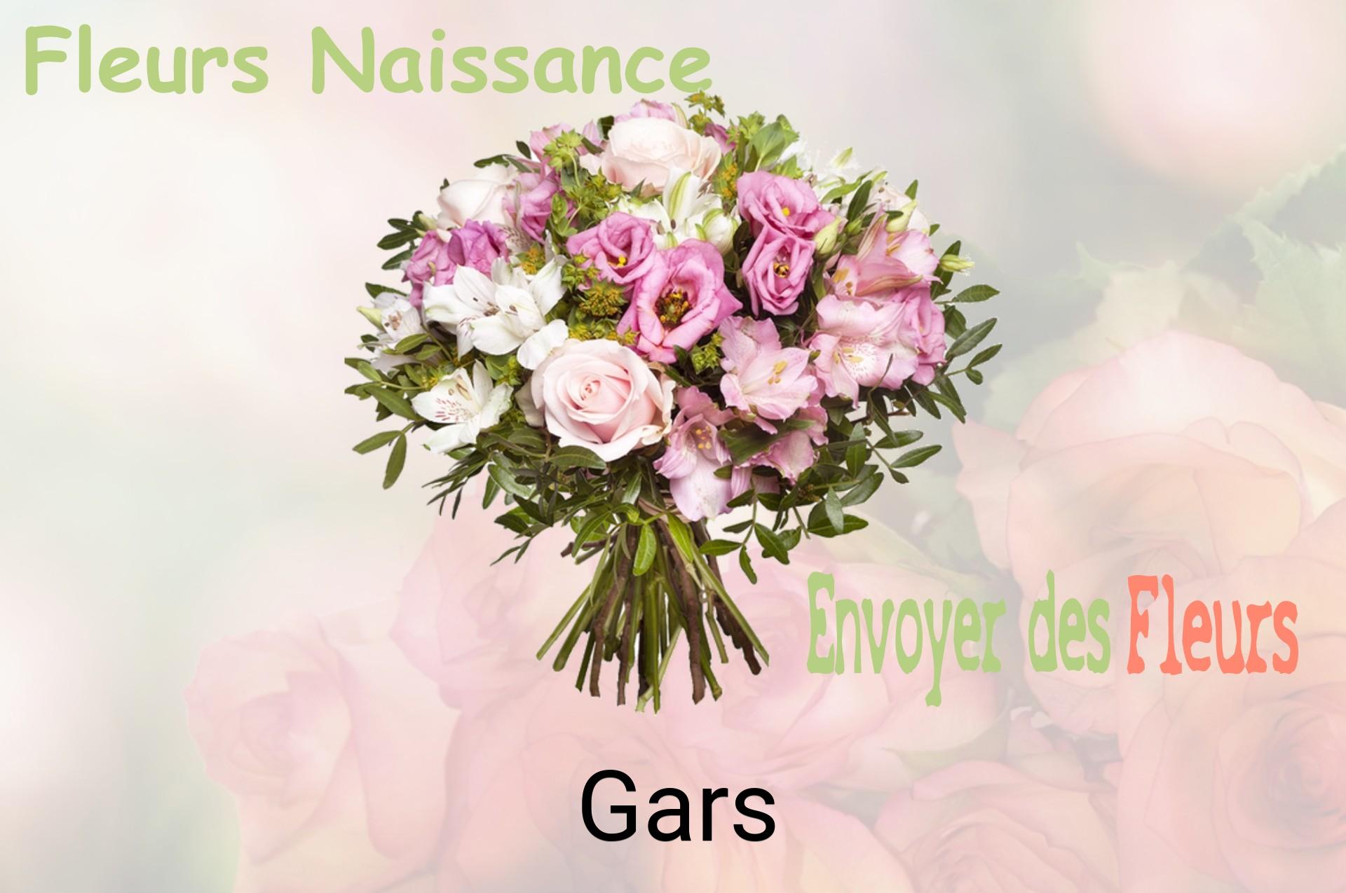 Bouquet de fleurs de naissance livré à Gars